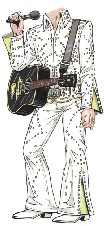 Elvis cutout
